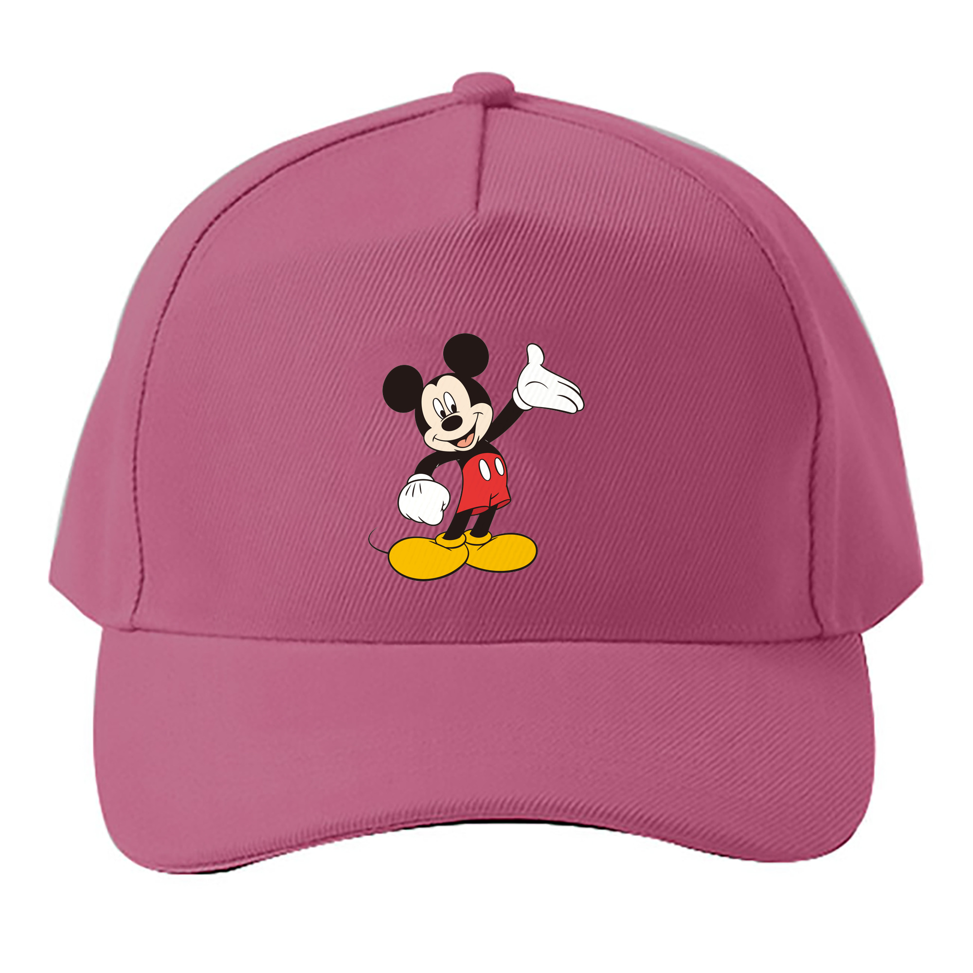 （画像用） ミッキーマウス Mickey Mouse ベースボールキャップ 綿100％ 男女兼用 帽子 スポーツ